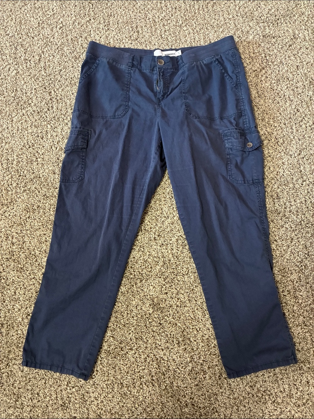 ❤️ 2/$10 - Sonoma Navy Cargo Pants